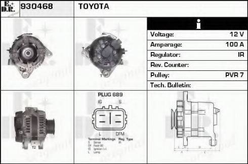 EDR 930468 - Alternator furqanavto.az