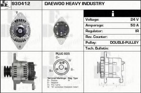 EDR 930412 - Alternator furqanavto.az