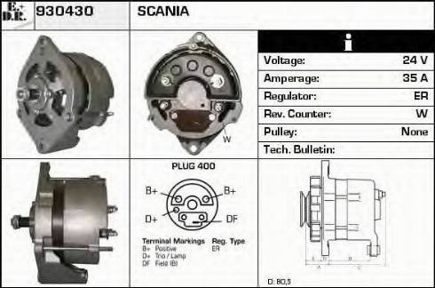 EDR 930430 - Alternator furqanavto.az