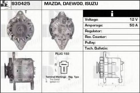 EDR 930425 - Alternator furqanavto.az