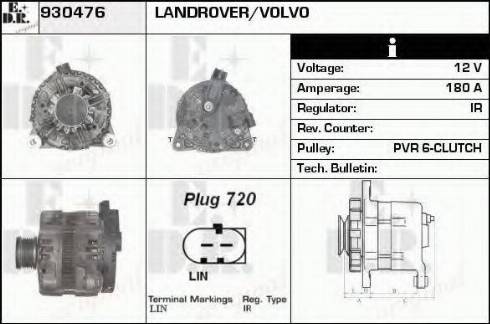 EDR 930476 - Alternator furqanavto.az