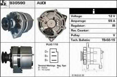 EDR 930590 - Alternator furqanavto.az