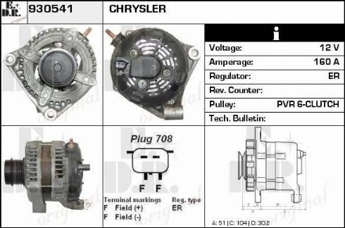 EDR 930541 - Alternator furqanavto.az