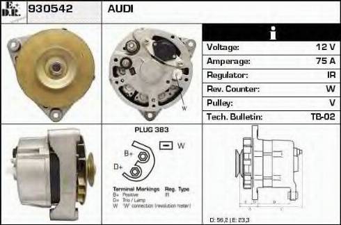 EDR 930542 - Alternator furqanavto.az