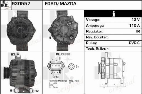 EDR 930557 - Alternator furqanavto.az