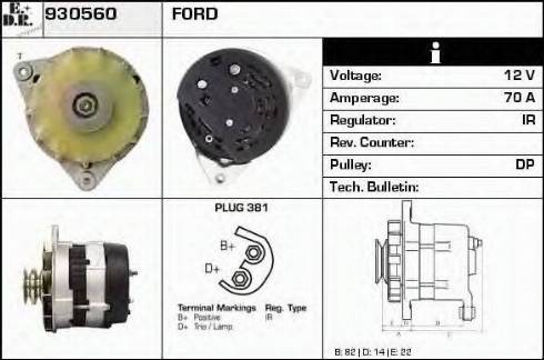 EDR 930560 - Alternator furqanavto.az