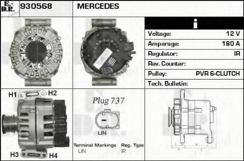 EDR 930568 - Alternator furqanavto.az