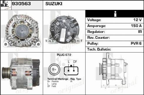 EDR 930563 - Alternator furqanavto.az