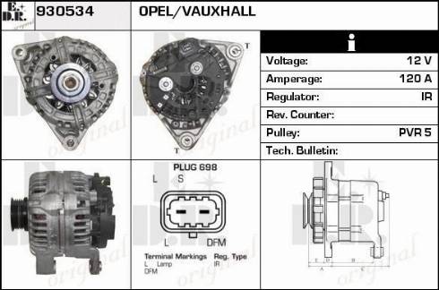 EDR 930534 - Alternator furqanavto.az