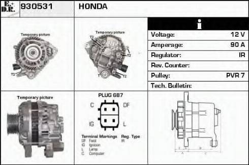 EDR 930531 - Alternator furqanavto.az