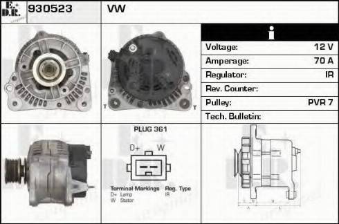 EDR 930523 - Alternator furqanavto.az