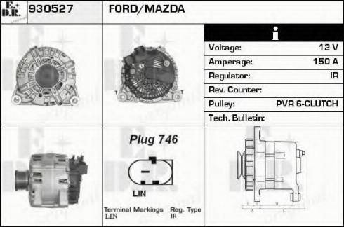 EDR 930527 - Alternator furqanavto.az