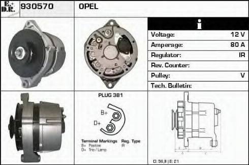 EDR 930570 - Alternator furqanavto.az