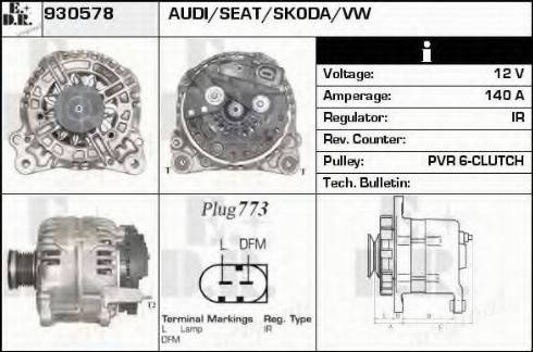 EDR 930578 - Alternator furqanavto.az