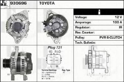 EDR 930696 - Alternator furqanavto.az