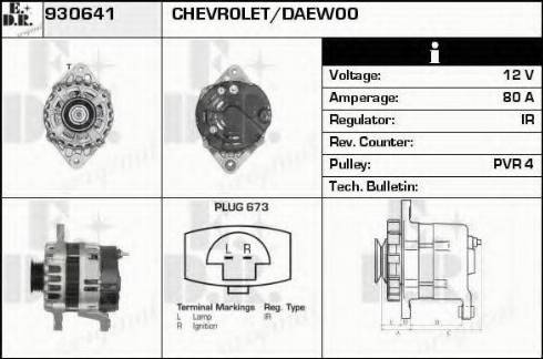 EDR 930641 - Alternator furqanavto.az