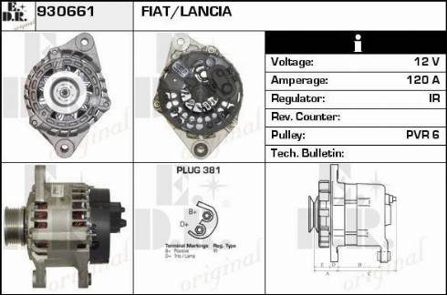 EDR 930661 - Alternator furqanavto.az