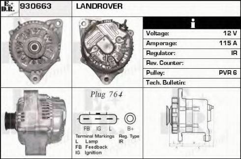 EDR 930663 - Alternator furqanavto.az