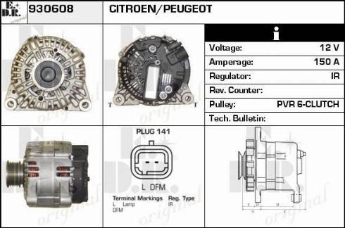 EDR 930608 - Alternator furqanavto.az