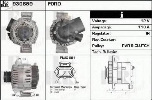 EDR 930689 - Alternator furqanavto.az