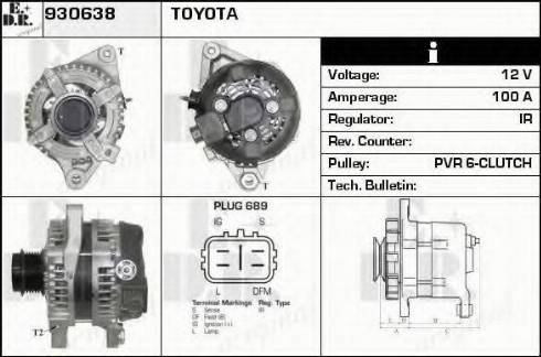 EDR 930638 - Alternator furqanavto.az