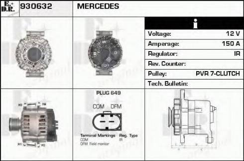 EDR 930632 - Alternator furqanavto.az