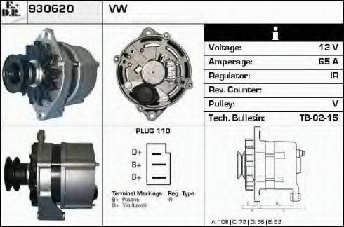 EDR 930620 - Alternator furqanavto.az