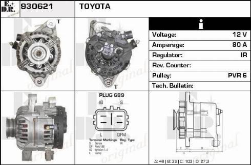 EDR 930621 - Alternator furqanavto.az