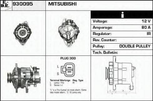 EDR 930095 - Alternator furqanavto.az