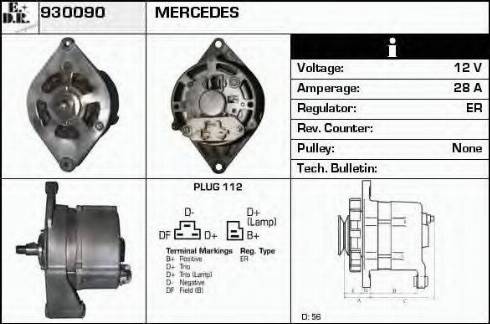 EDR 930090 - Alternator furqanavto.az