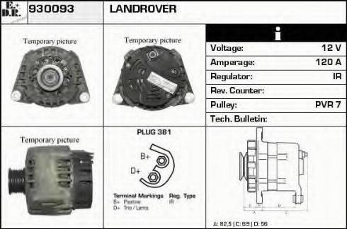 EDR 930093 - Alternator furqanavto.az