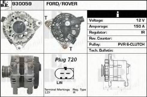 EDR 930059 - Alternator furqanavto.az