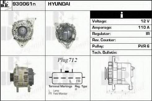 EDR 930061N - Alternator furqanavto.az