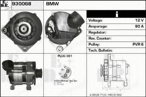 EDR 930068 - Alternator furqanavto.az