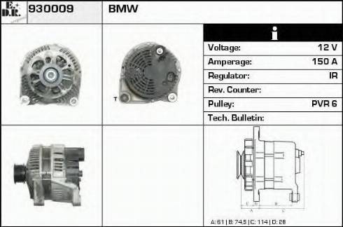 EDR 930009 - Alternator furqanavto.az