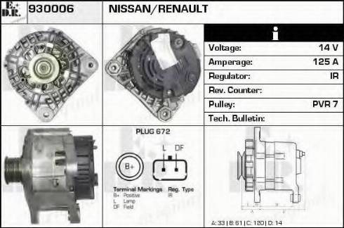 EDR 930006 - Alternator furqanavto.az