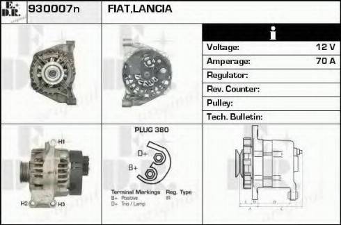 EDR 930007N - Alternator furqanavto.az