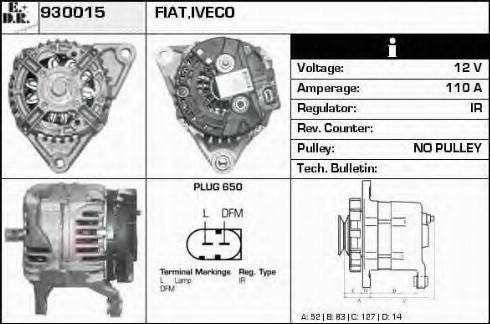 EDR 930015 - Alternator furqanavto.az