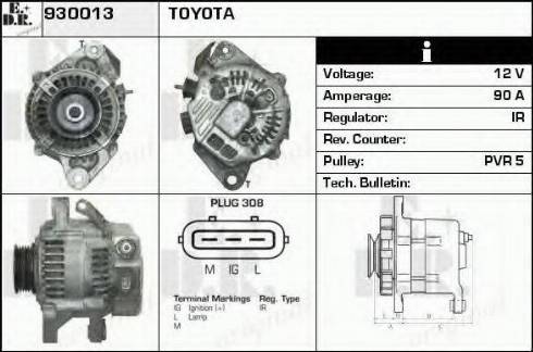 EDR 930013 - Alternator furqanavto.az