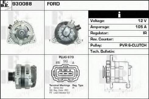 EDR 930088 - Alternator furqanavto.az