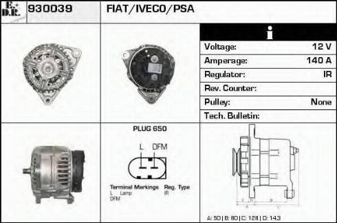 EDR 930039 - Alternator furqanavto.az