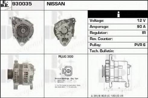 EDR 930035 - Alternator furqanavto.az