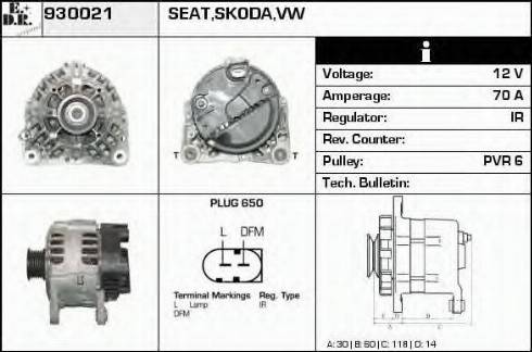 EDR 930021 - Alternator furqanavto.az