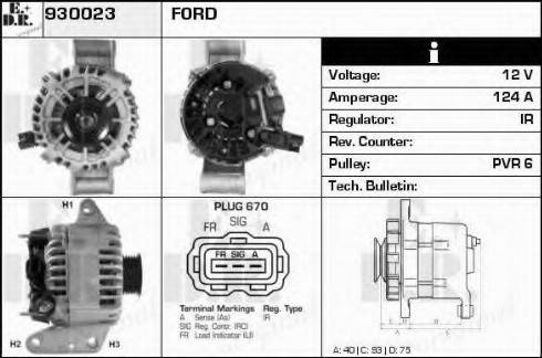 EDR 930023 - Alternator furqanavto.az