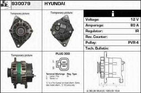 EDR 930079 - Alternator furqanavto.az