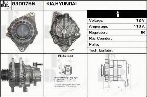 EDR 930075N - Alternator furqanavto.az