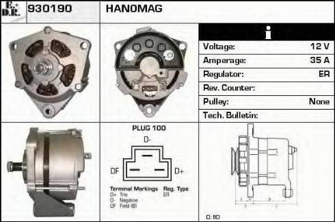 EDR 930190 - Alternator furqanavto.az