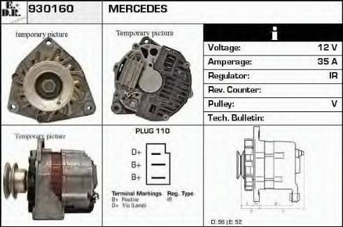 EDR 930160 - Alternator furqanavto.az