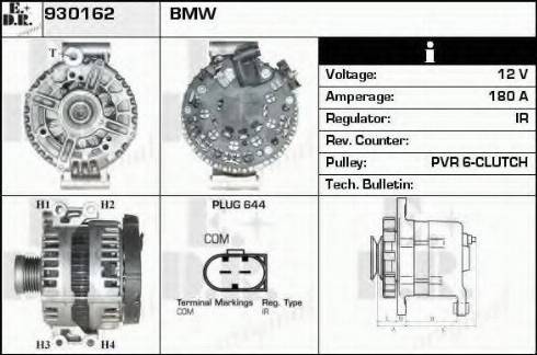 EDR 930162 - Alternator furqanavto.az