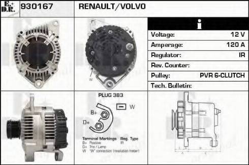 EDR 930167 - Alternator furqanavto.az